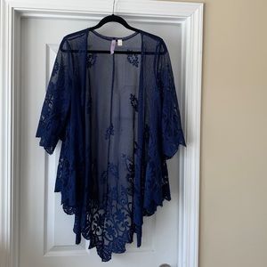 Blue Lace Kimono